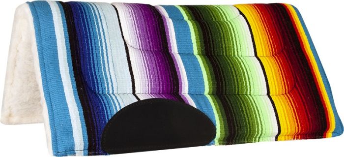 Mustang Pony Serape Navajo Pad with Fleece Bottom