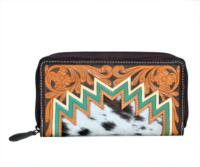 Floral Embossed Wallet