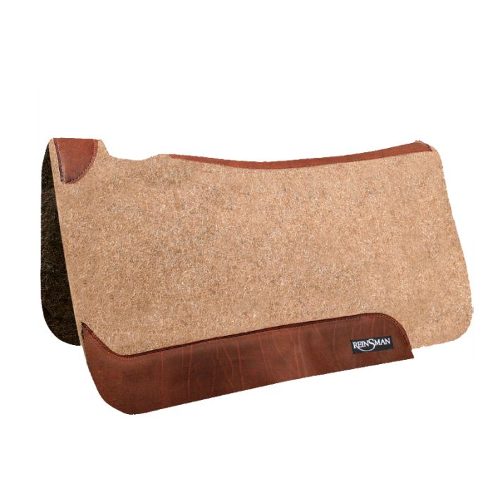 Reinsman Square Wool Contoured Pad - 1"