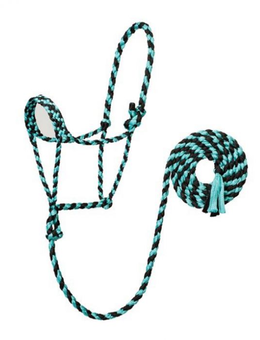 Mule Tape Halter w/10ft lead