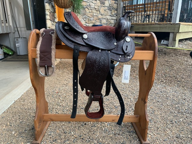 Santa Fe 13" all leather saddle