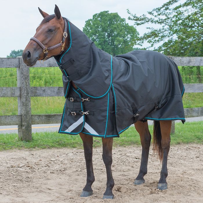Canadian Horsewear 1200 denier Rainsheet with detachable hood