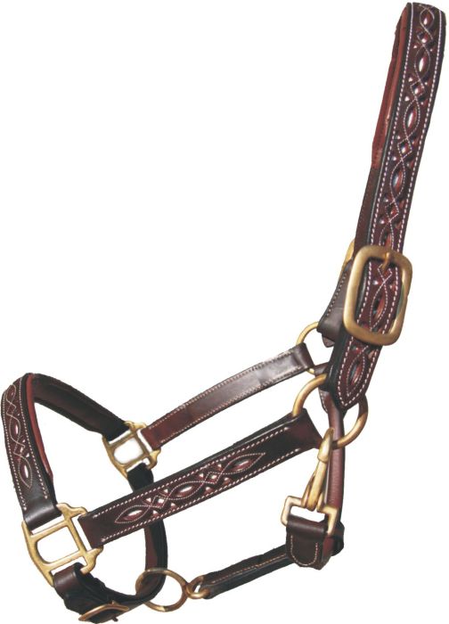 Bromont Carved Leather Halter