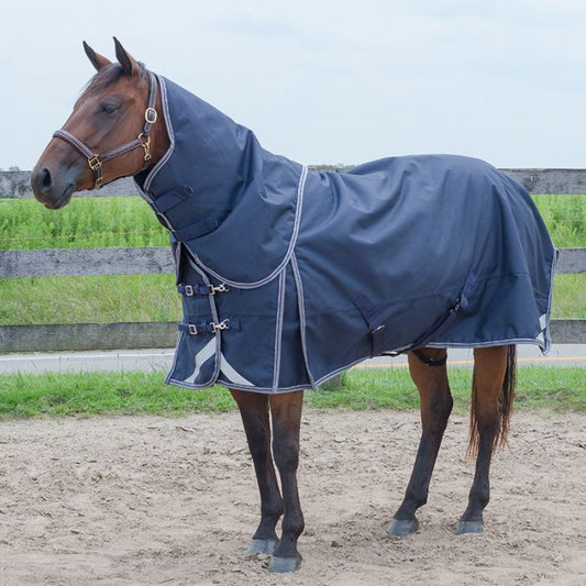 Canadian Horsewear 1200 denier Rainsheet with detachable hood