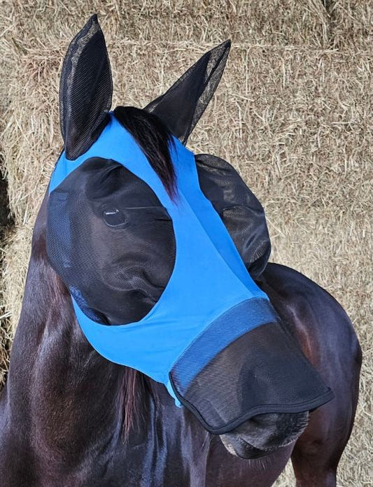 Canadian Horsewear Full Face Lycra Bug Eye Fly Mask