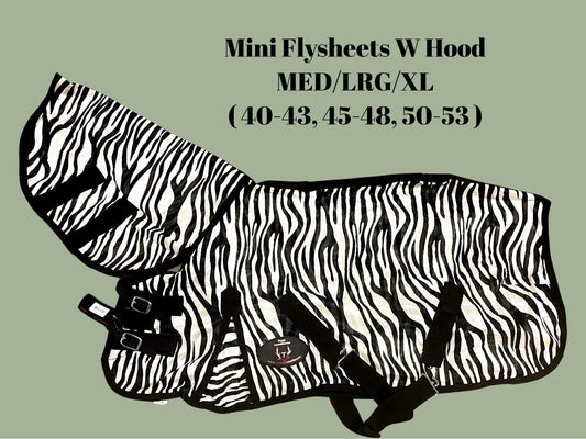Mini/Yearling Size, Tech Equestrian Flysheets with neck