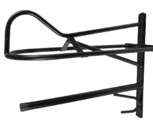 Western Wall Saddle Rack with Pad Bar