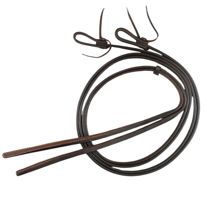 8' Working Cowboy Weighted End Split Reins - 1/2"