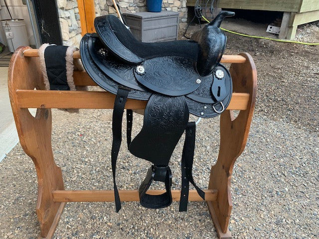 Santa Fe 13" all leather saddle