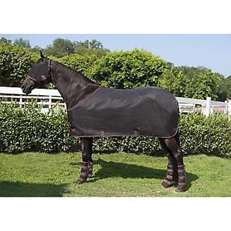 Kensington Natural Protection Fly Sheet - Black with Brown Piping