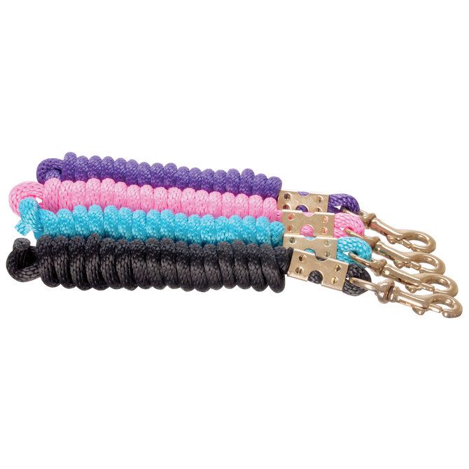 Rainbow Mini Rope Halter w/snap lead