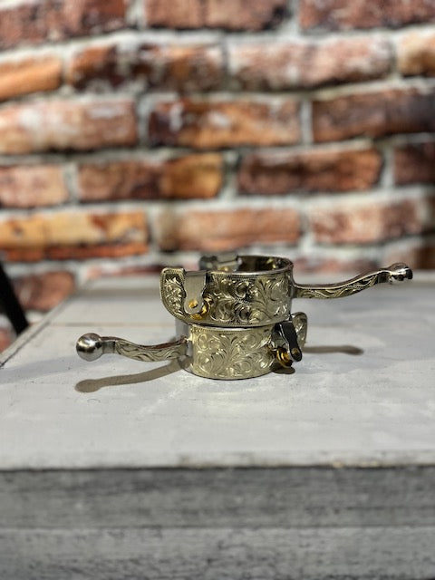 Stainless Steel Show Spurs