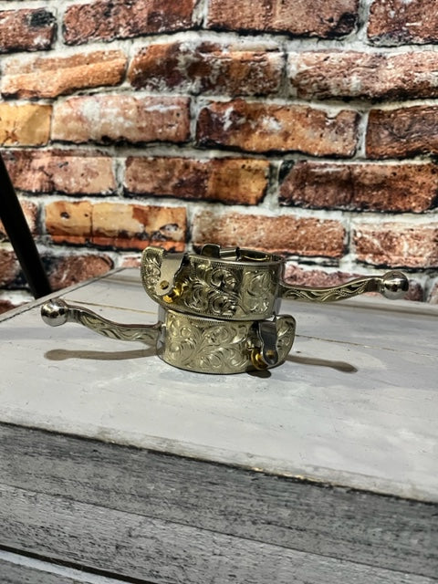 Stainless Steel Show Spurs